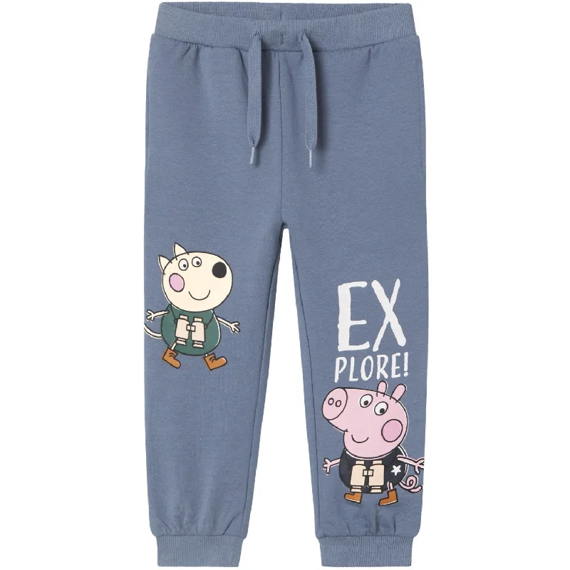 Plush-core sports pant -Name It Flint Stone Osgar Peppa Pig Sweatpants