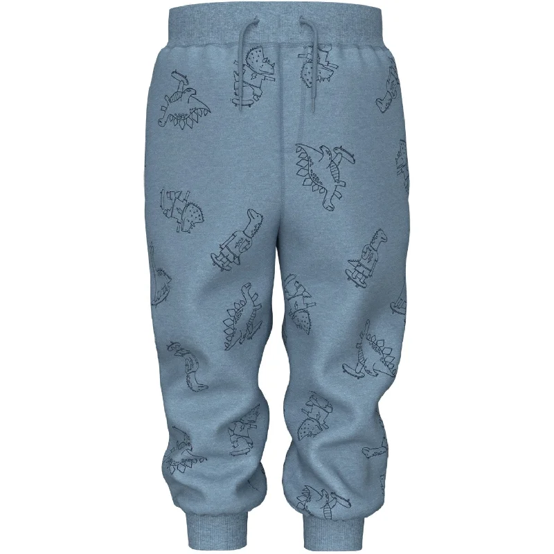 Long-fit sports pant -Name It Mountain Spring DinoAOP Vimo AOP Sweatpants