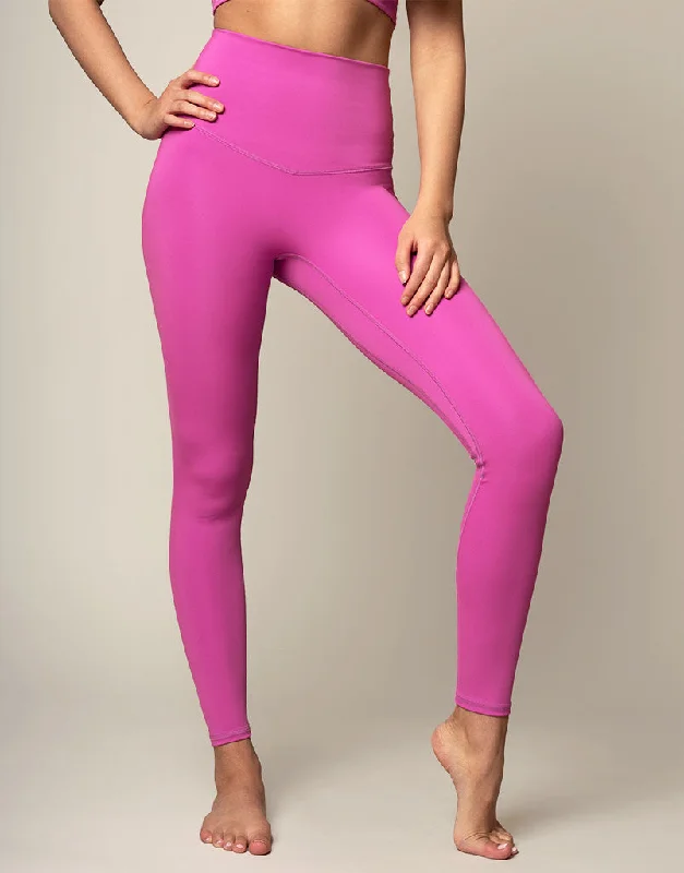 Adjust-fit sports legging -Freestyle Flat Front Legging Orchid