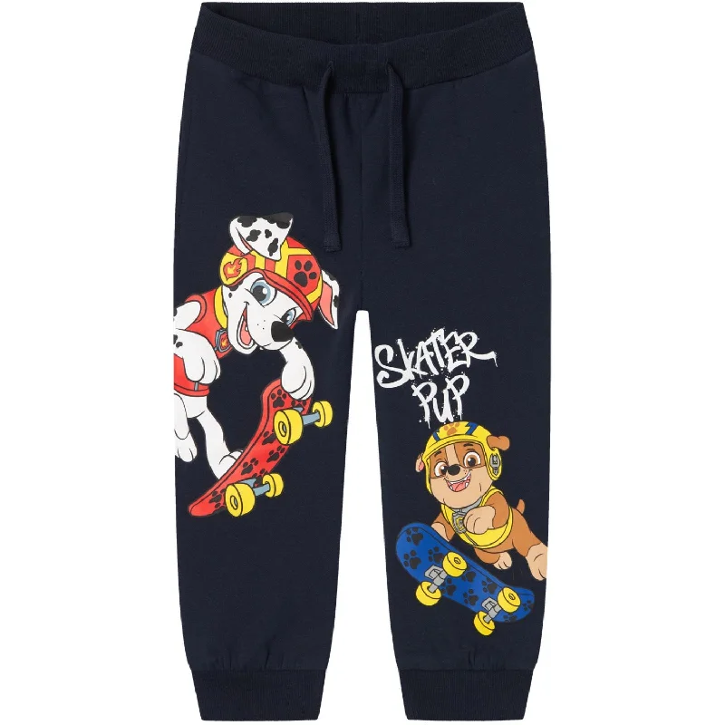 Blue fit sports pant -Name It Dark Sapphire Nix Paw Patrol Regular Sweatpants