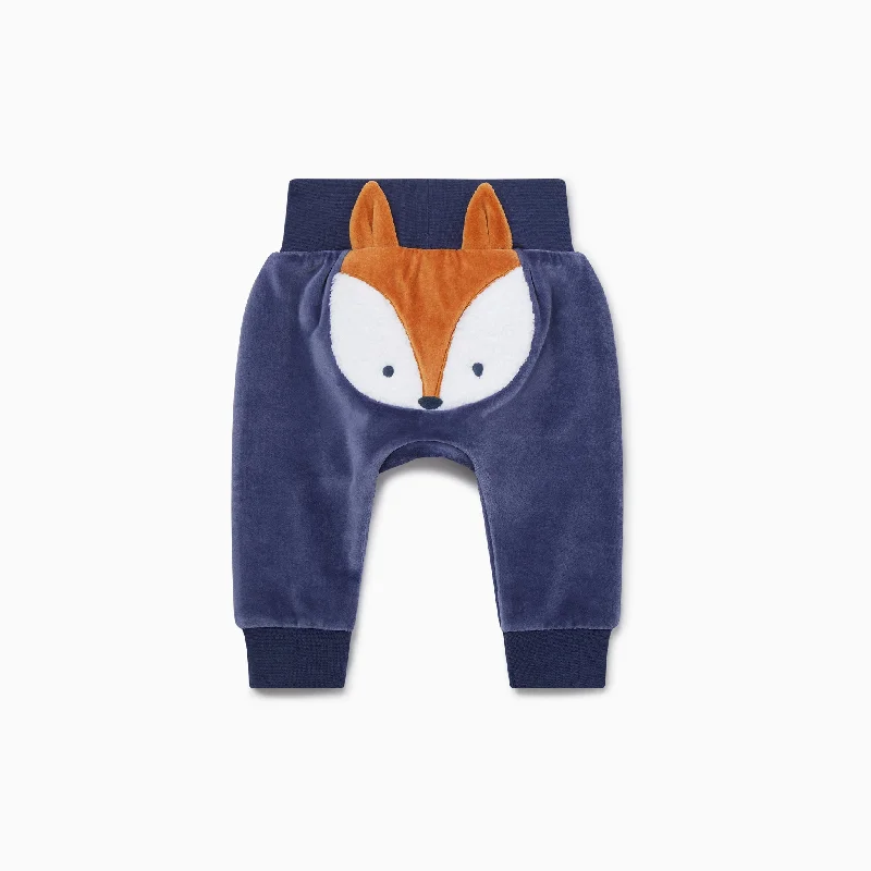 Slim-bold sports pant -Velour Fox Joggers