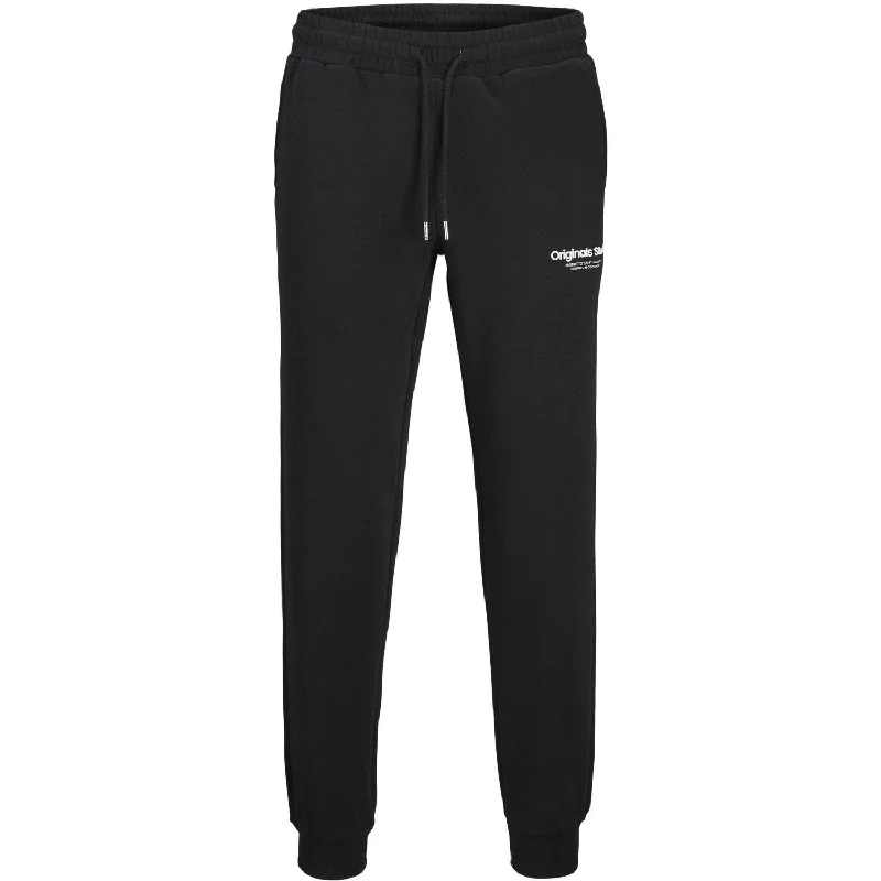 Purple core sports pant -Jack & Jones Junior Black Gordon Vesterbro Cuffed Sweatpants Noos