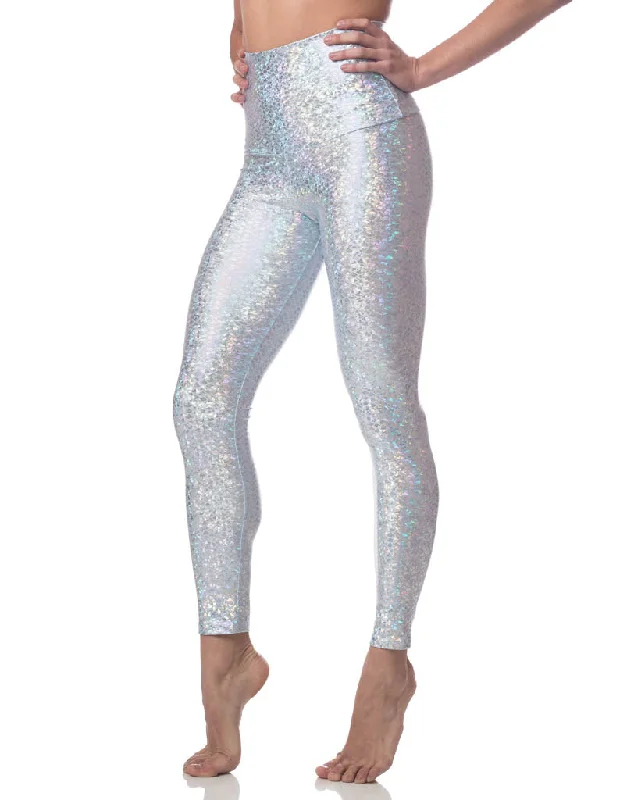 Zip-core sports legging -Crystal Mermaid Sneaker Legging