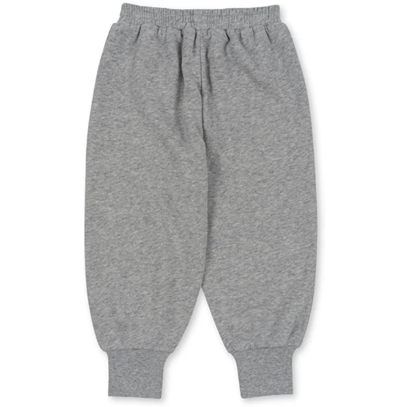 Chill-core sports pant -Konges Sløjd Grey Melange Loupy Lou Sweatpants