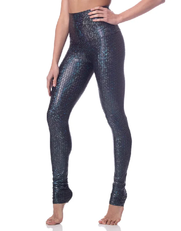 Eco-core sports legging -Midnight Mermaid Long Legging