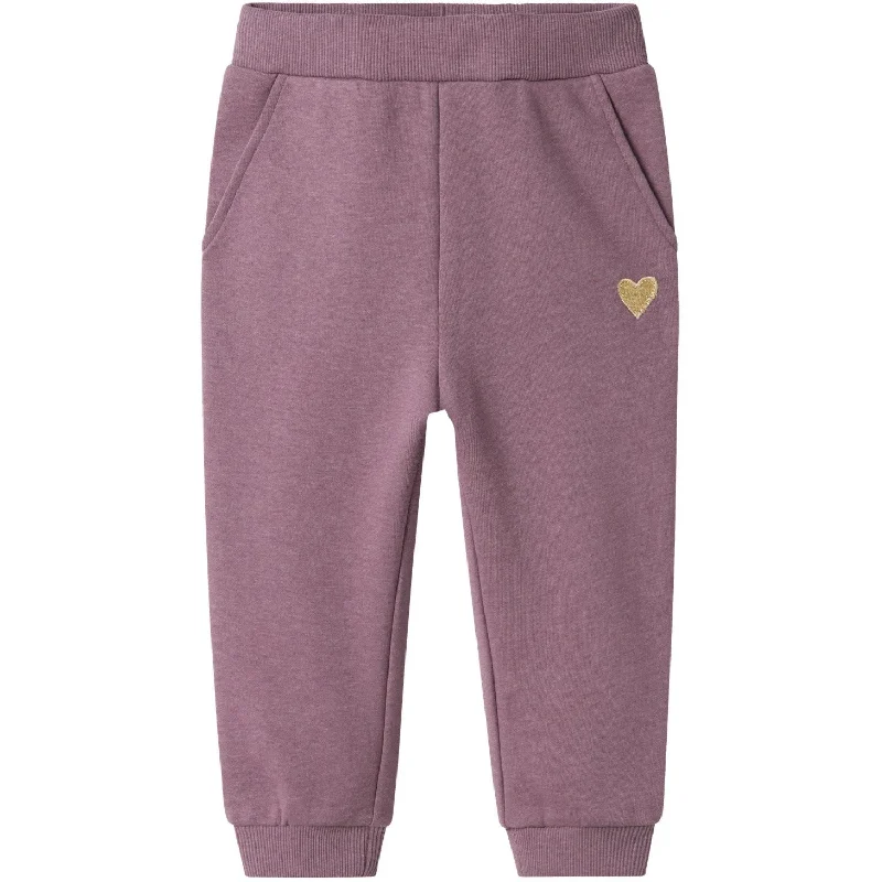 Plush-fit sports pant -Name It Arctic Dusk Vima Sweatpants