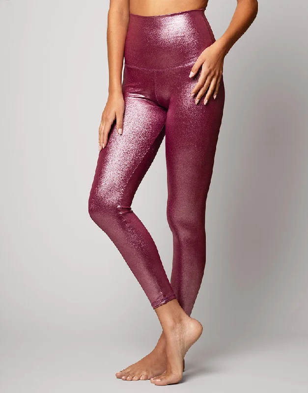 Run-fit sports legging -Pink Shimmer Special Edition Legging