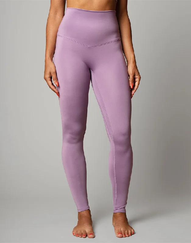 Logo-fit sports legging -Freestyle Flat Front Legging Lavender