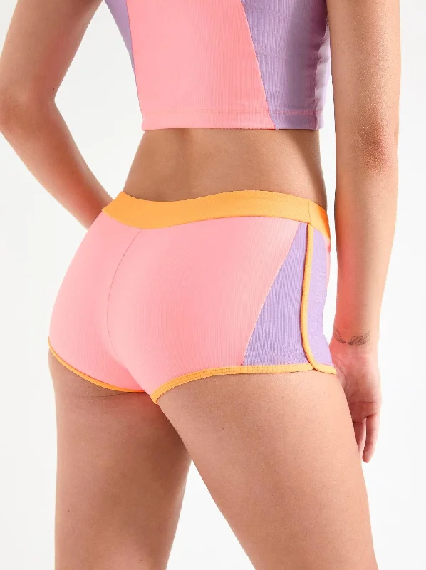 High-fit swimwear -eda bottom pink sand