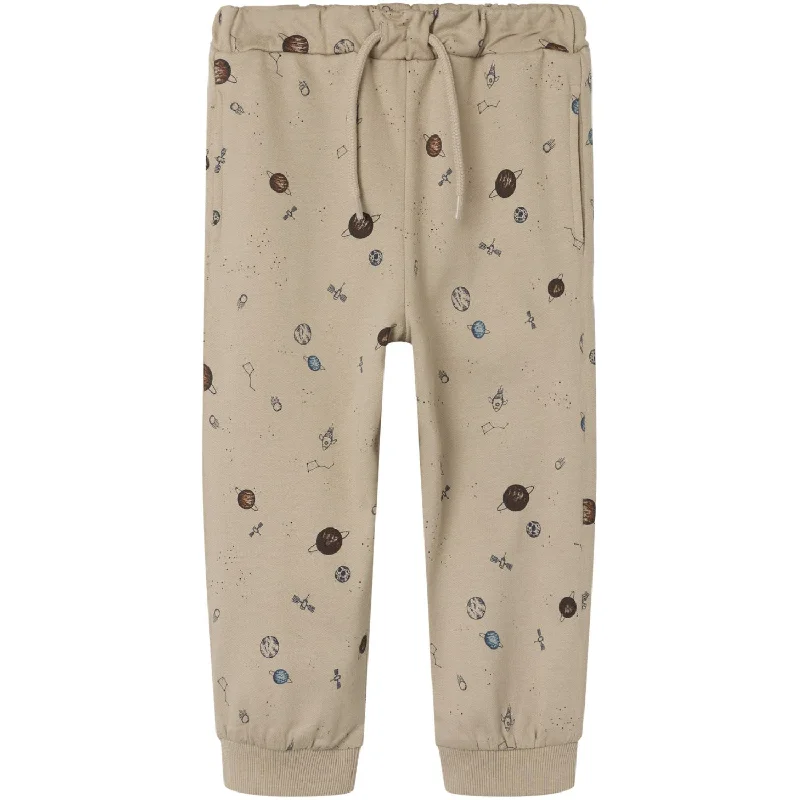 Peak-core sports pant -Name It Plaza Taupe Owen Regular Sweatpants