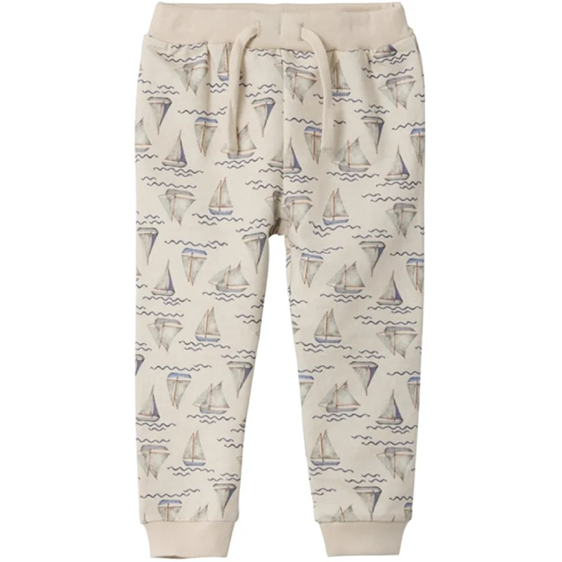 Snow-core sports pant -Name it Peyote Melange Falk Sweatpants