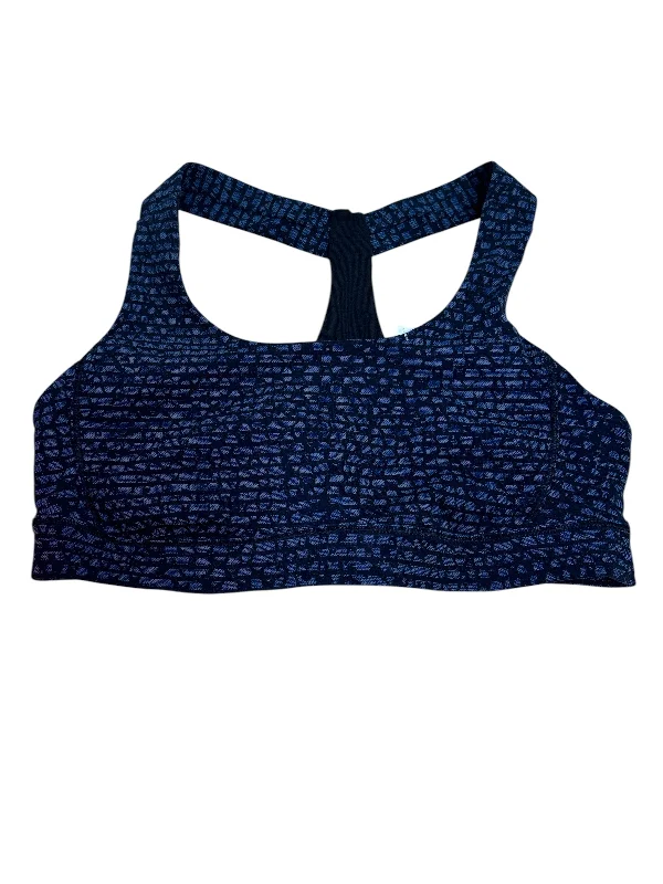 Flex Plum Sports Bra for Barre -Lululemon Woman’s Sports Bra navy/black 6