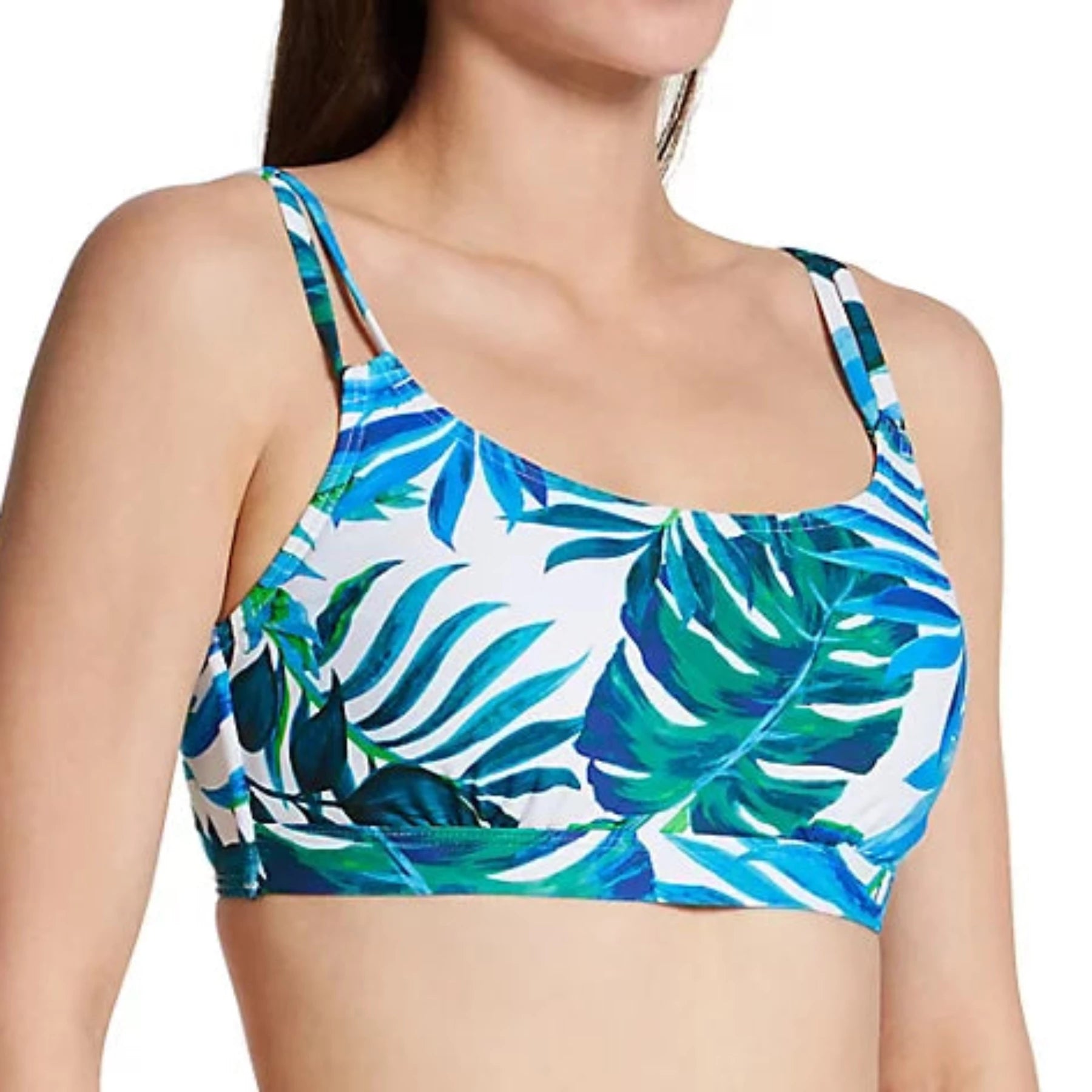 Emerald Force Sports Bra for Hiking -Taylor Bralette 56EFGH - Seascape