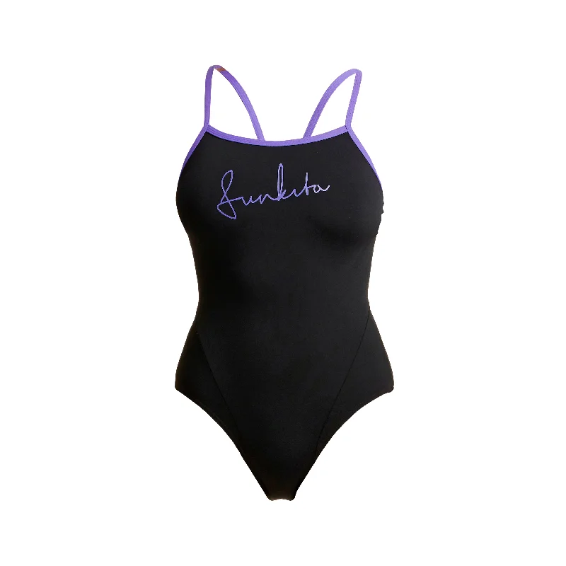 Leaf-fit swimwear -Night Mare | Ladies Single Strap One Piece