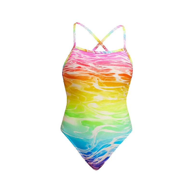 Race-fit swimwear -Lake Acid | Ladies Tie Me Tight One Piece