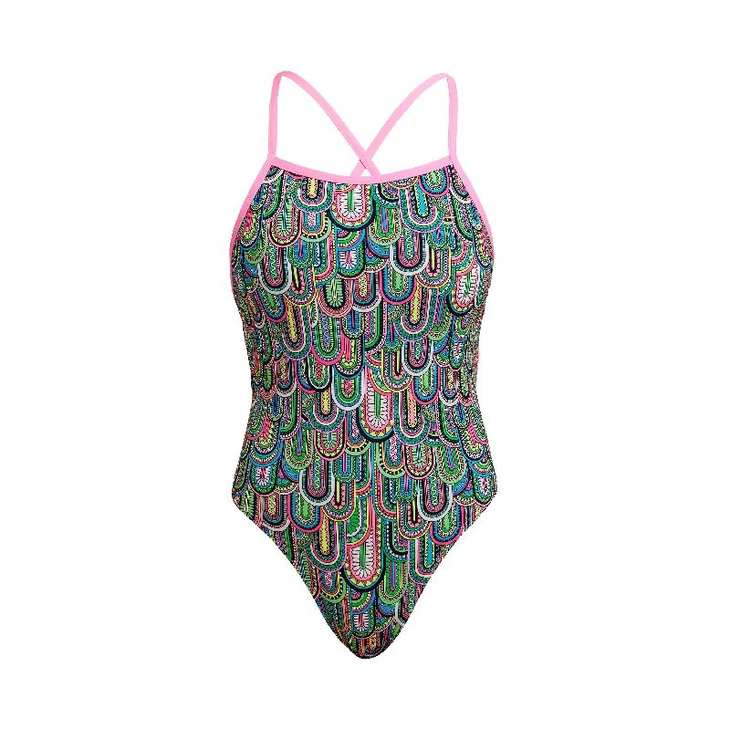 Race-fit swimwear -Spring Flight | Ladies Tie Me Tight One Piece