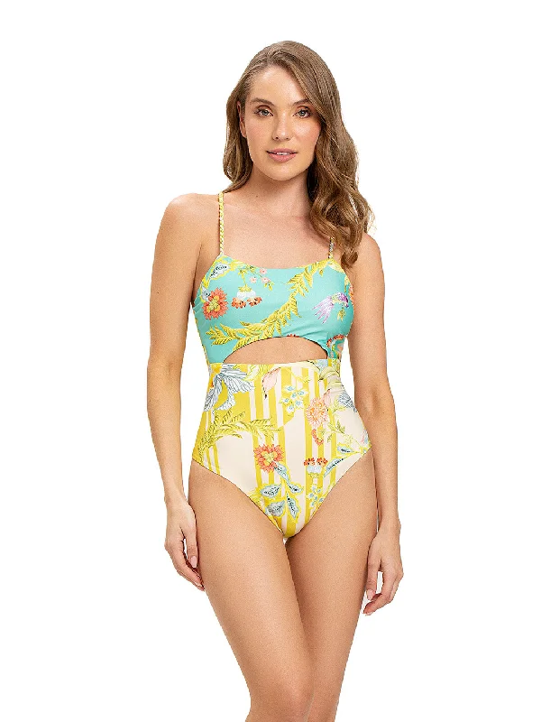 Zip-fit swimwear -Amathea One Piece - Blossom Stories