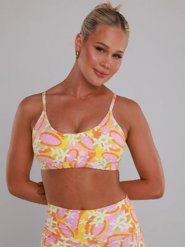 Violet Citron Sports Bra for Multi-Sport -CHEER BRA TOP