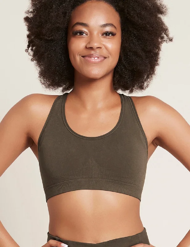 Layered Lift Sports Bra for Style -Boody Bamboo Racerback Sports Bra