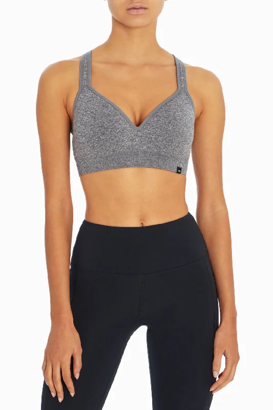 Violet Citron Sports Bra for Design -Johanna Seamless Molded Sports Bra