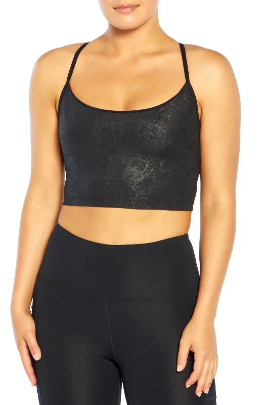 Pine Navy Sports Bra for Smoothness -Ivy Sports Bra