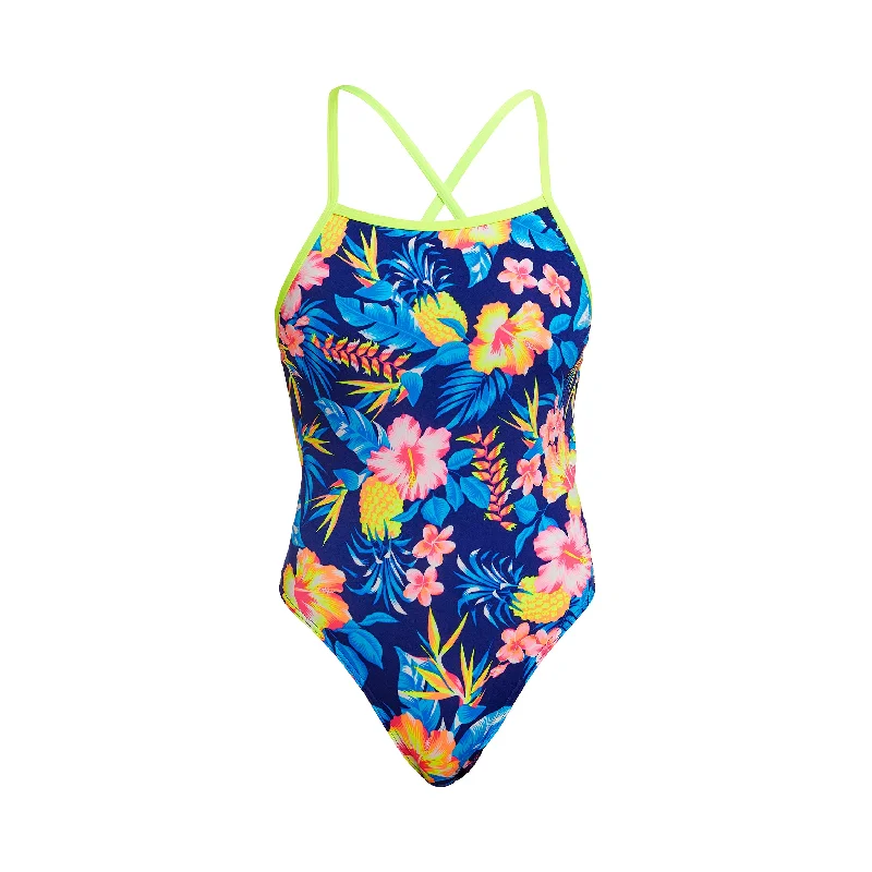 Red fit swimwear -In Bloom | Ladies Tie Me Tight One Piece