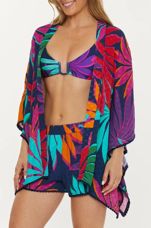 Green fit swimwear -Trina Turk Wailea Kimono