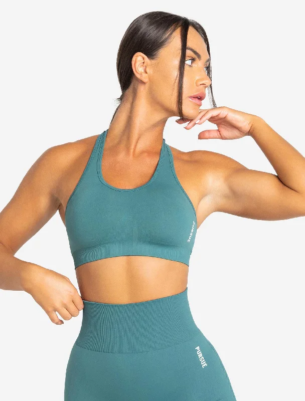 Plum Ultra Sports Bra for Trend -Move Seamless Sports Bra - Teal