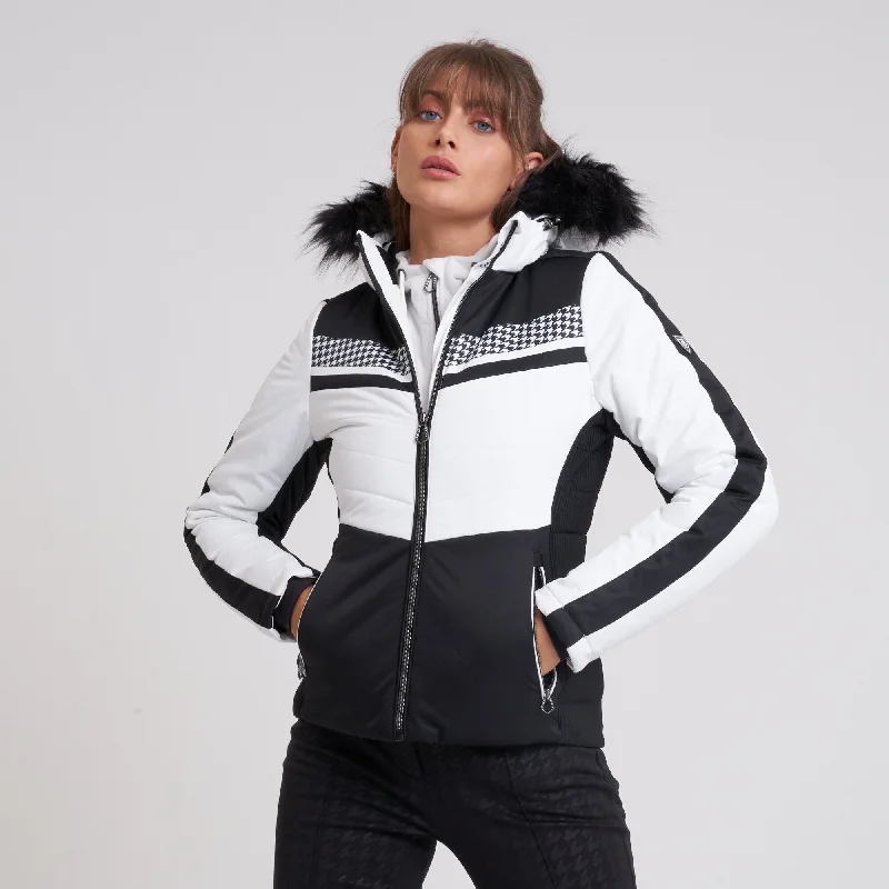 Zip-core sports jacket -Dare2b Womens Dynamite Waterproof Breathable Ski Jacket