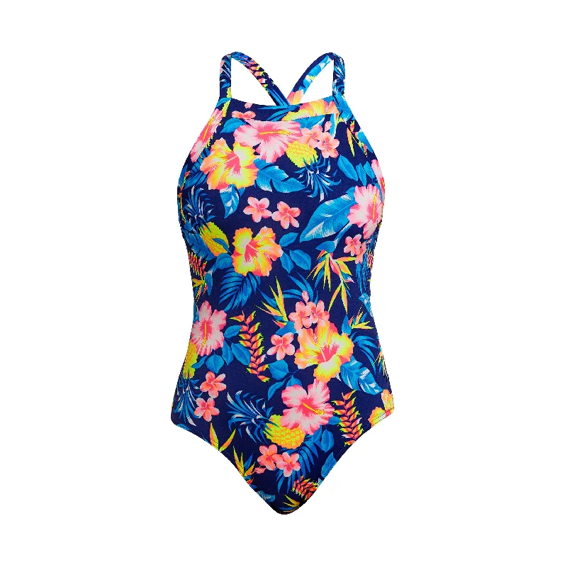 Eco-core swimwear -In Bloom | Ladies Sky Hi One Piece