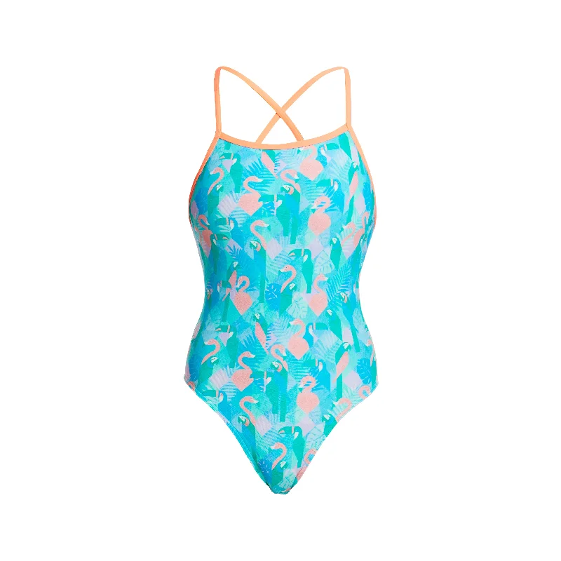 Print-core swimwear -PASTEL PARADISE | LADIES TIE ME TIGHT ONE PIECE