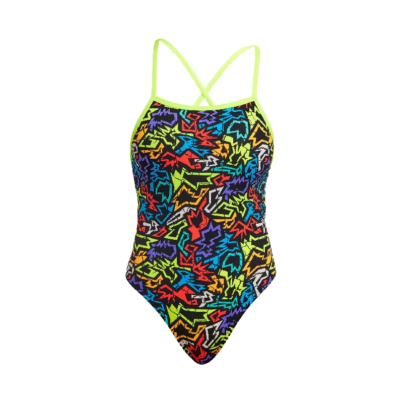 Short-fit swimwear -Funk Me | Ladies Tie Me Tight One Piece