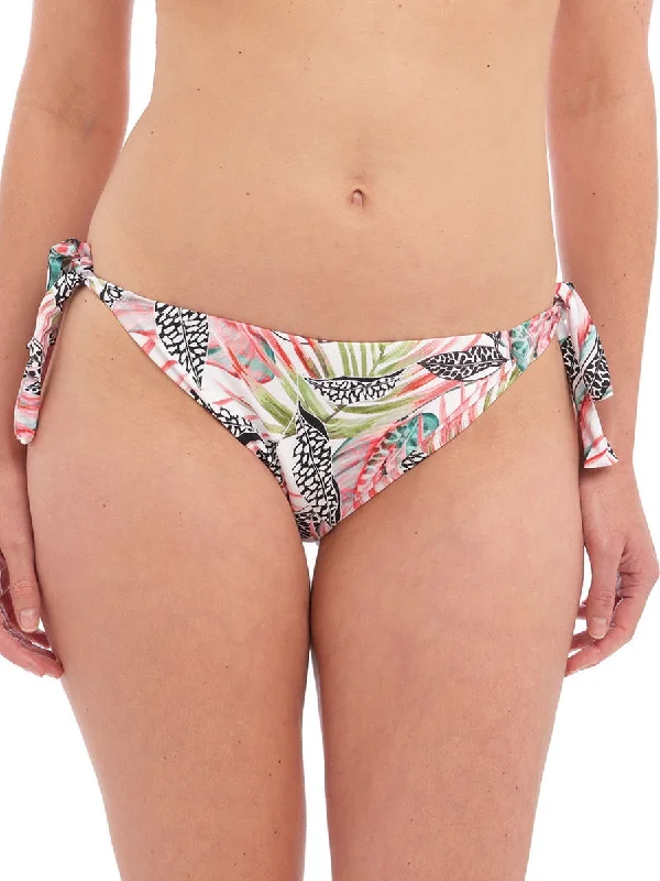 Smooth-fit swimwear -Tobago Tie Side Bikini Brief - Melon