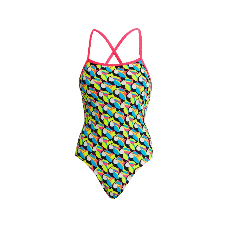 Value-fit swimwear -TOUCAN DO IT | LADIES ECO STRAPPED IN ONE PIECE