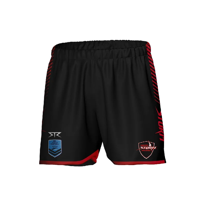 Navy Multi-Lite Sports Short for Durability -Womens Playing Shorts