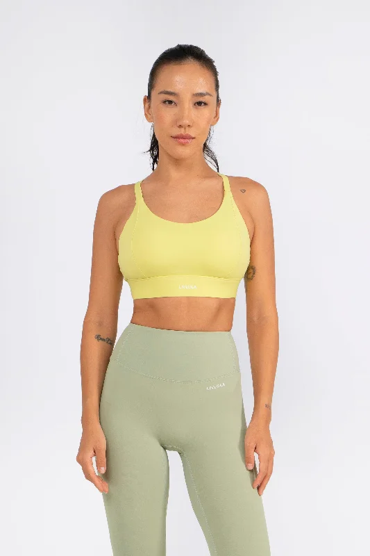 Navy Versa Sports Bra for Durability -On The Rise Bra (Seasonal)