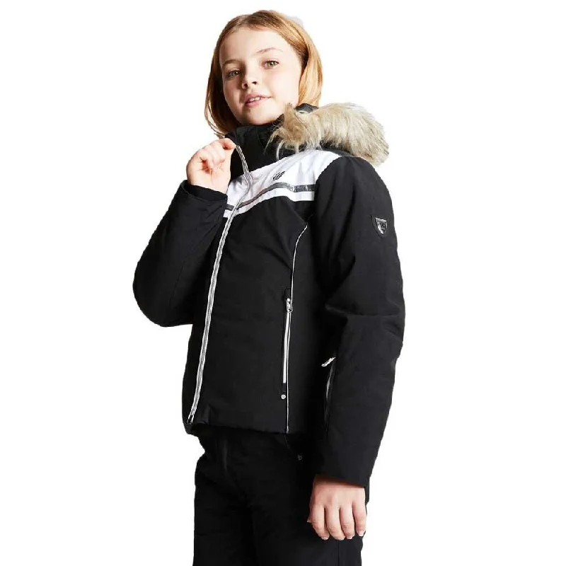 Navy fit sports jacket -Dare2b Estimate Kids Waterproof Insulated Ski Jacket