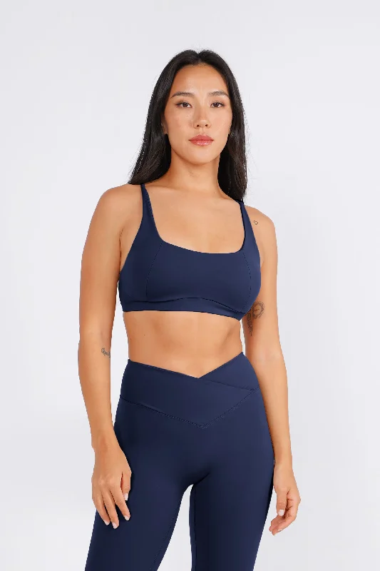 Violet Clean Sports Bra for Rest -Pro Bra