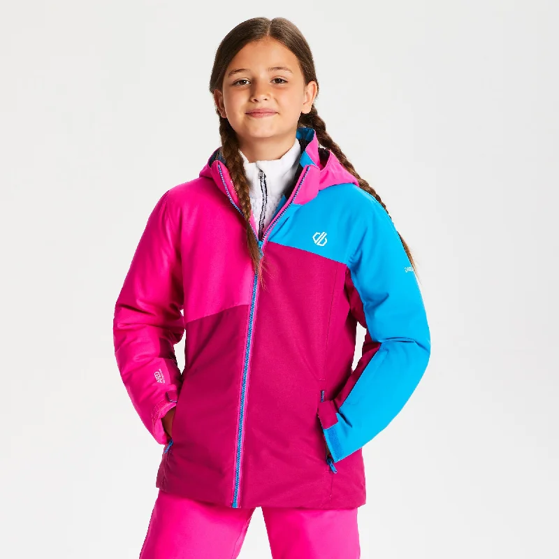 Slim-fit sports jacket -Dare2b Kids Chancer Waterproof Insulated Ski Jacket