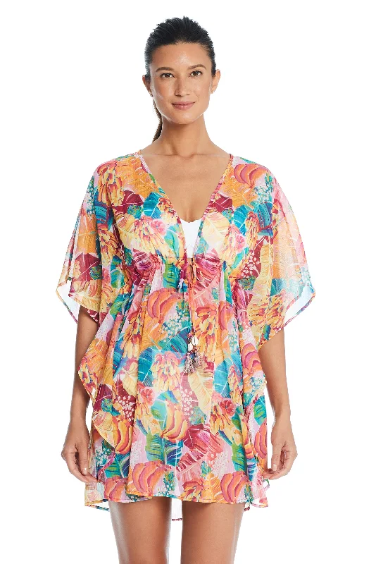 Plus-size fit swimwear -Bleu Rod Beattie I Like It Caftan