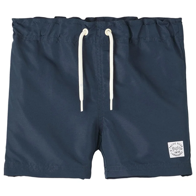 Twin Coral Sports Short for Contrast -Name it Dark Sapphire Zakri Swim Shorts