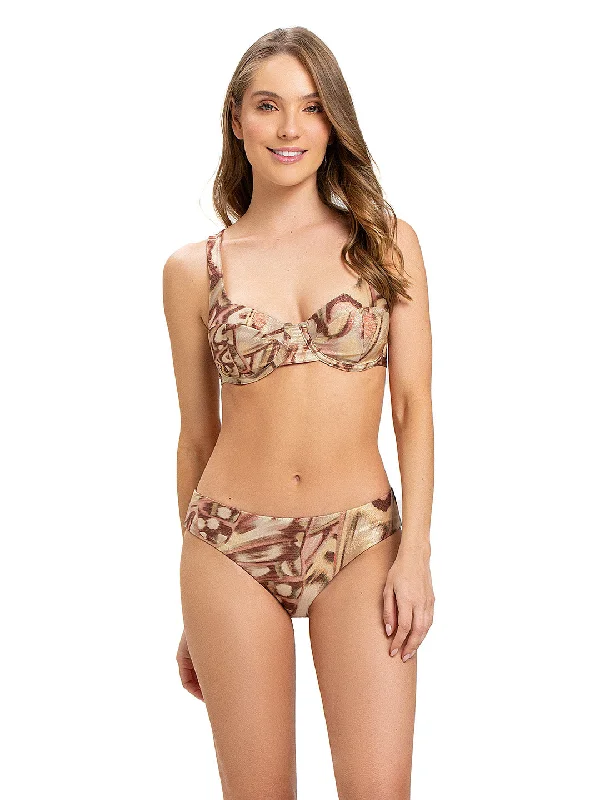 Neck-fit swimwear -Bikini Hydara Supportive Underwire / Ananda Blossom Stories