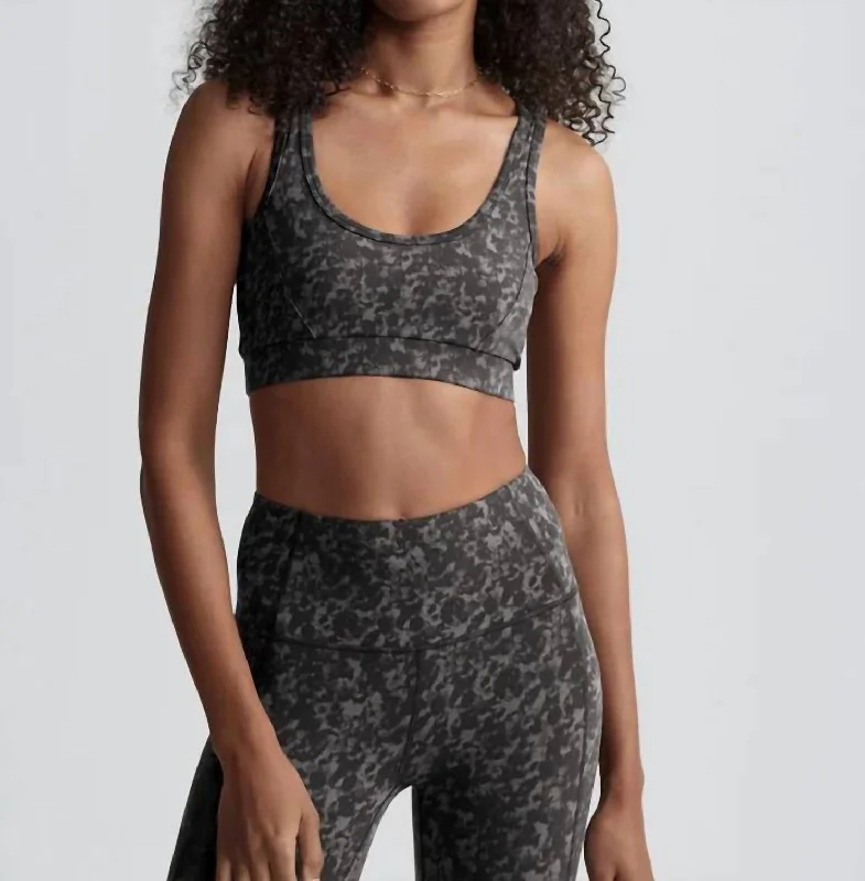 Citron Easy Sports Bra for Cold Days -Move Selma Bra In Obsidian Dew