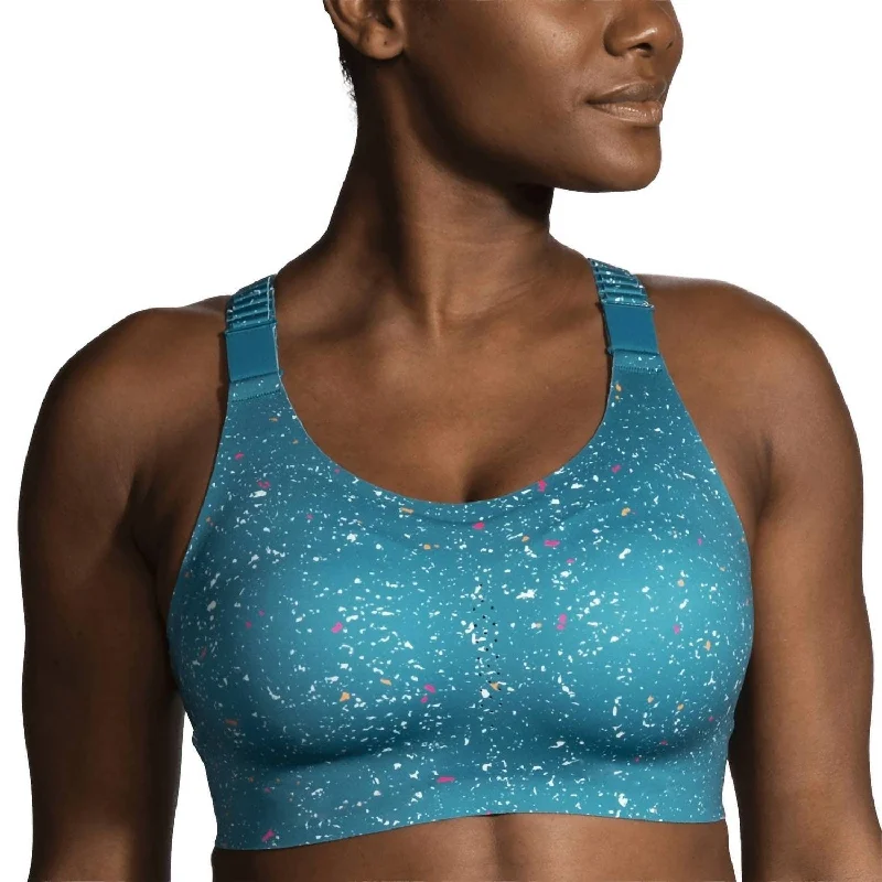 Coral Firm Sports Bra for Intensity -Brooks - Dare Racerback Run Bra 2.0 - 32 c