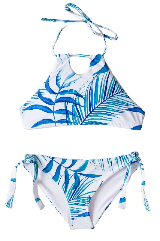 Black fit swimwear -Palma Mallorca | 2-Piece | Halter Top Style | Girls Size 10-16