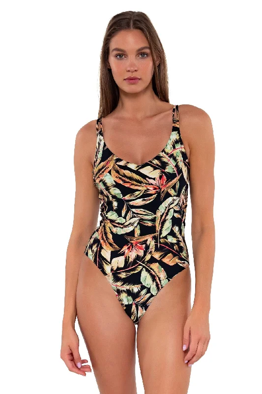 Print-core swimwear -Sunsets Retro Retreat Veronica One Piece