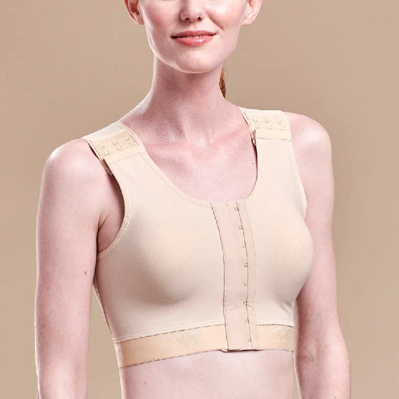 Graphite Strength Sports Bra for Streets -Caress™ High Coverage Pocketed Bra - Style No. CAR-B16-01, CAR-B16-10, CAR-B16-11 - Beige