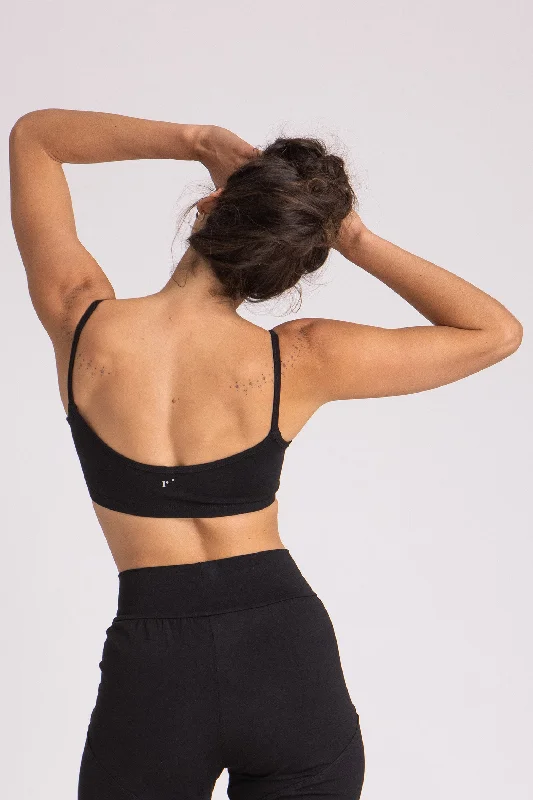 Citron Twist Sports Bra for Daily -Low Back Bra