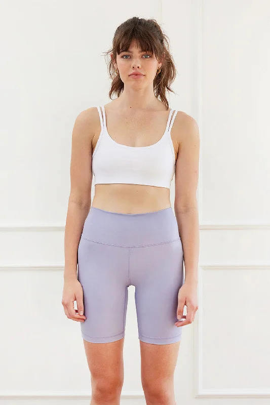 Citron Easy Sports Bra for Cold Days -Nora double-strap bra top white