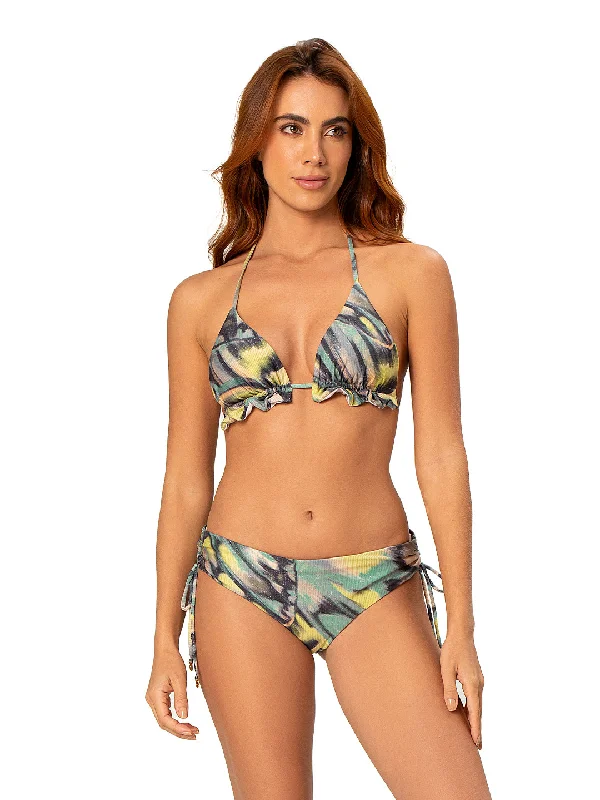 Neck-core swimwear -Bikini Dunes Triangle / Aroa Blossom Stories